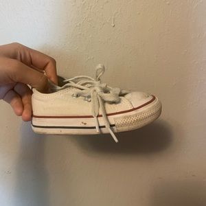 Baby Size White Converse